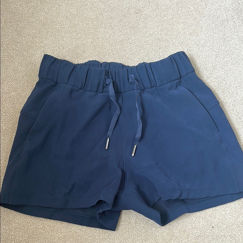 Women's Navy Blue Shorts